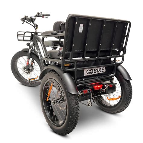 electric tricyccle rear seat box|forte electric tricycle.